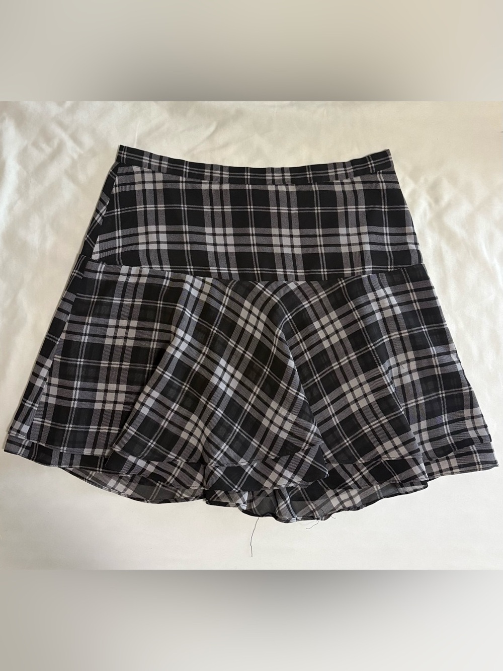 Le Château Plaid Skirt